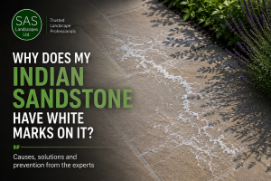 Why Does my Indian Sandstone Have White Marks on it?