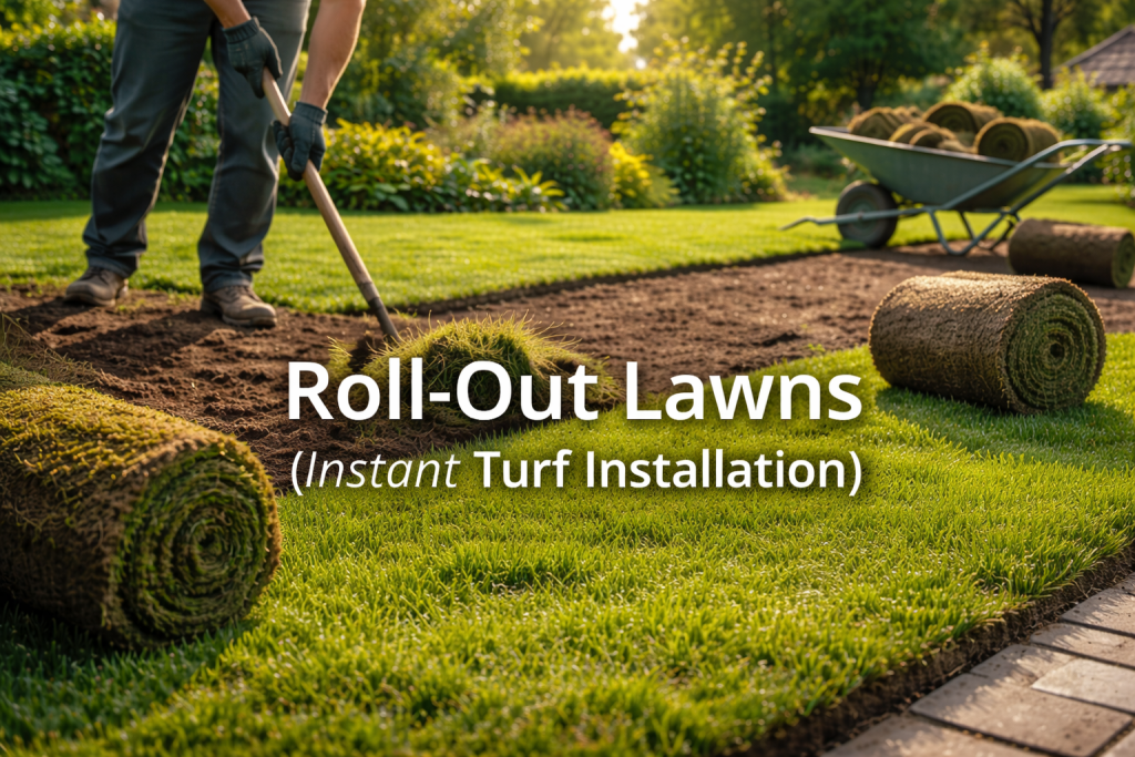 Roll-Out Lawns (Instant Turf Installation)
