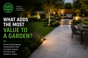 What adds the most value to a garden