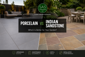 Porcelain vs Indian Sandstone